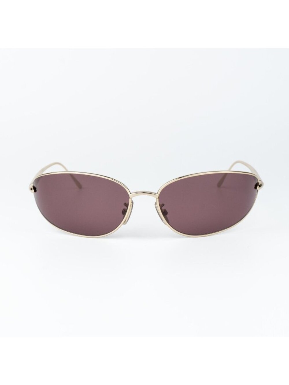 Loewe Men Sunglasses Gold Purple Wraparound LW40164U 32U NEW AUTHENTIC